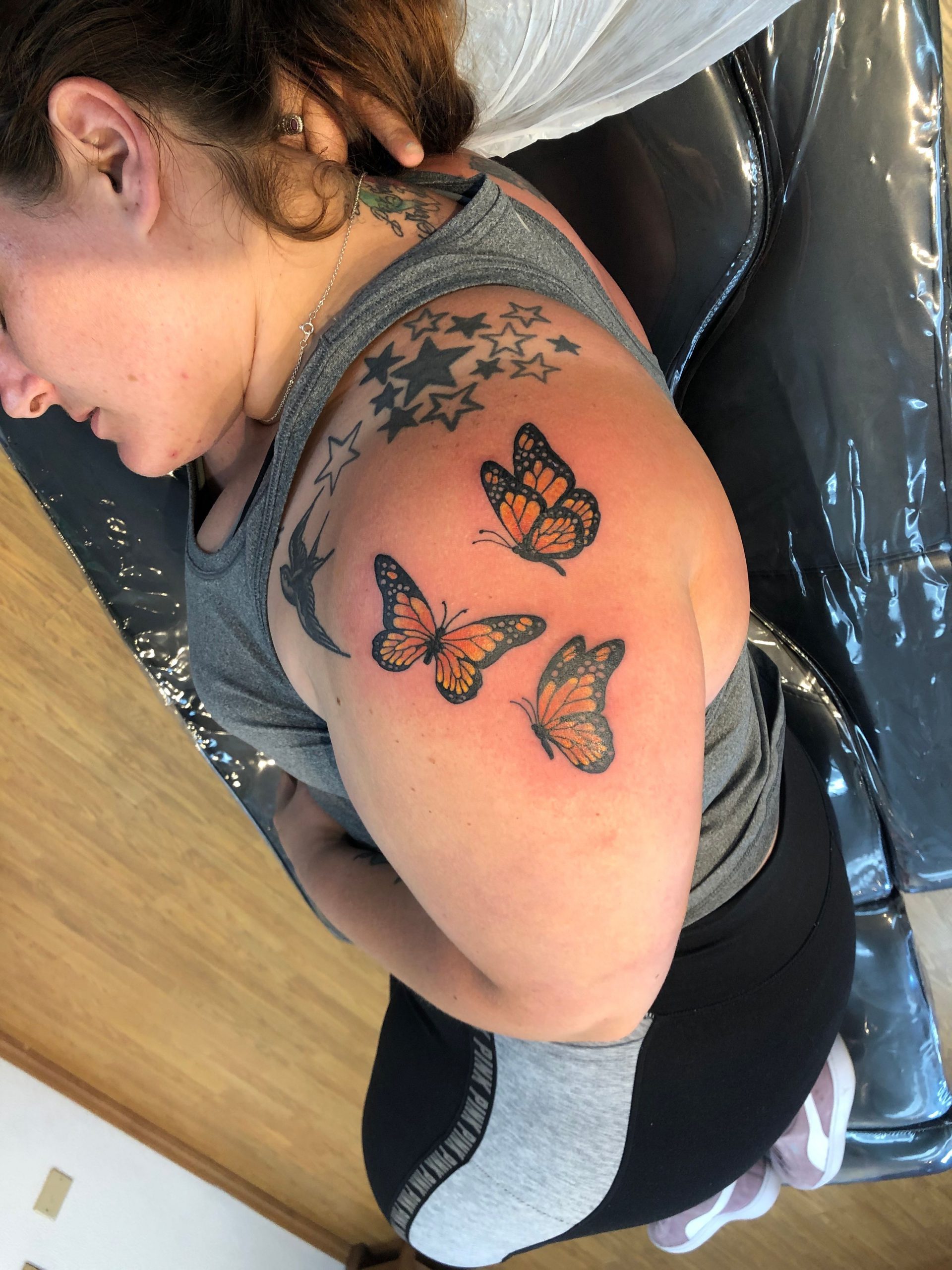 butterfly traditional tattoo designs on Maui